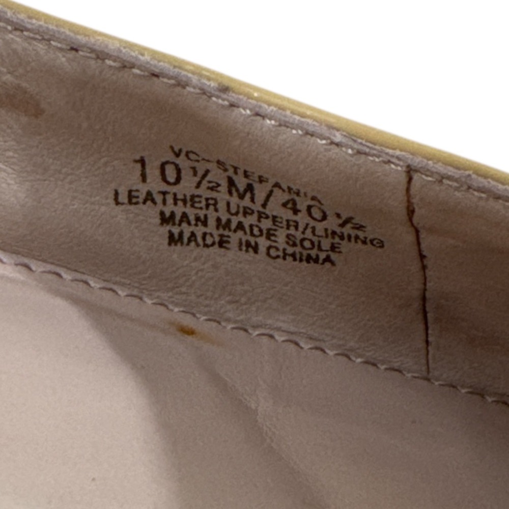 Vince Camuto Stefania Slingback Pumps Petal Nude Patent Leather Heels 10.5M‎ EUC - Picture 6 of 11